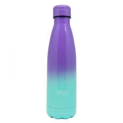Botella termo degradado lila
